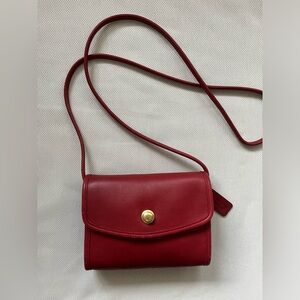 Vintage Coach Bag Chrystie 9892 Red Rare
